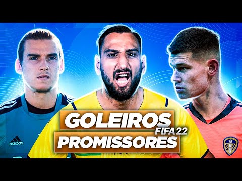 14 MELHORES GOLEIROS PROMESSAS DO MODO CARREIRA FIFA 22 